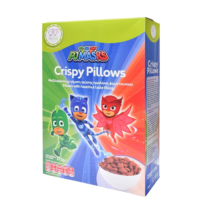 Kids Valley Δημητριακά PJ Masks Crispy Pillows Praline 375g